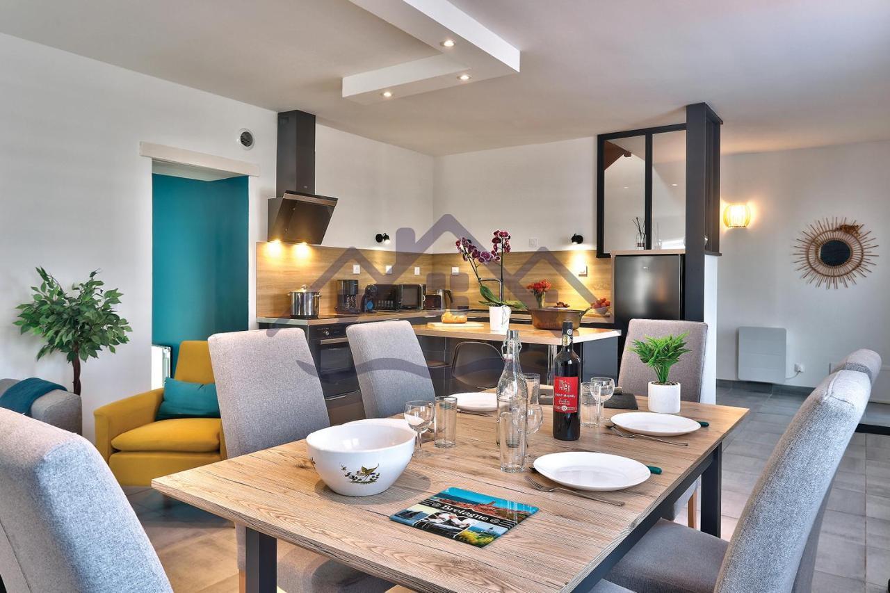 Localise - M33B - Kerbraz, Maison En Duplex Avec Jardin Clos Au Guilvinec - Tout A Pied, Plages, Port, Centre, Commerces, Marche - Wif Inclus - Linge De Lit Inclus Villa Esterno foto