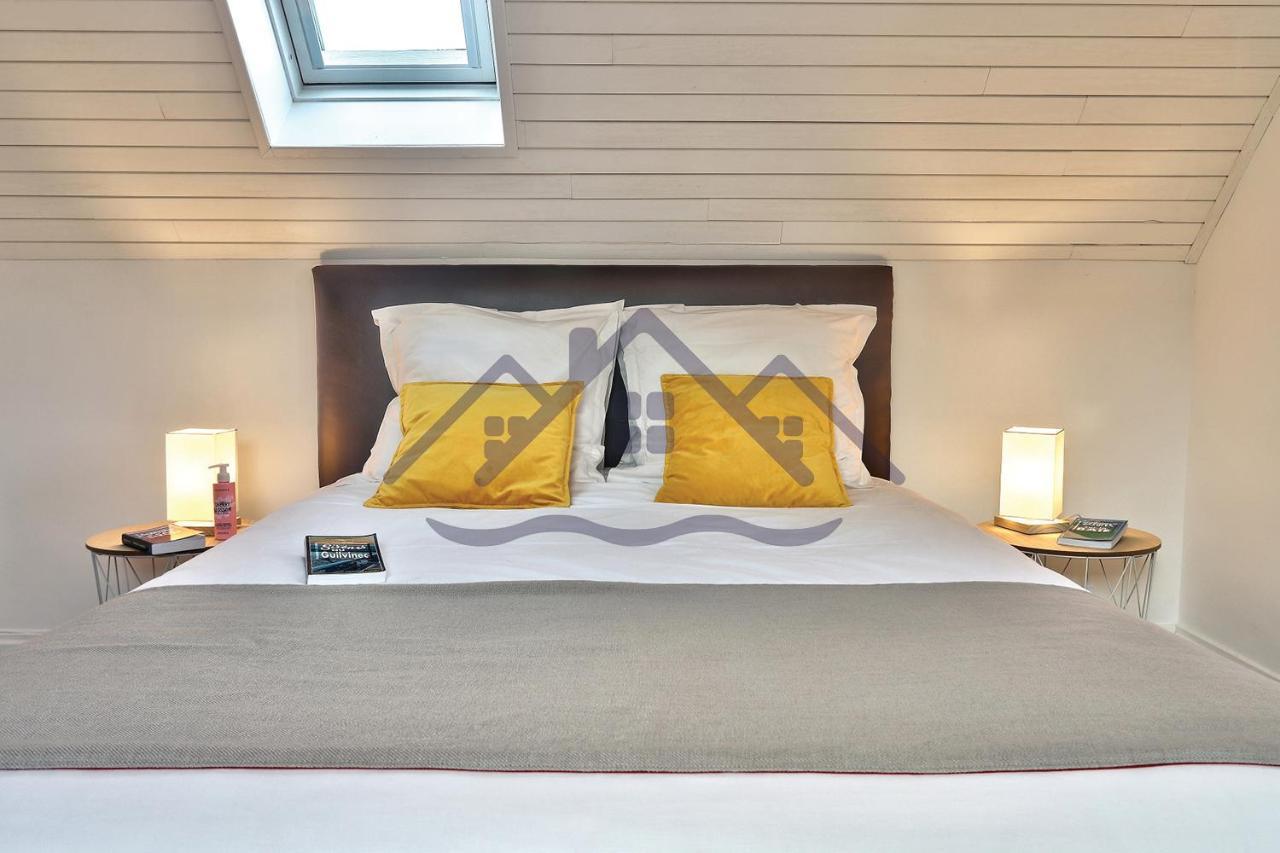 Localise - M33B - Kerbraz, Maison En Duplex Avec Jardin Clos Au Guilvinec - Tout A Pied, Plages, Port, Centre, Commerces, Marche - Wif Inclus - Linge De Lit Inclus Villa Esterno foto