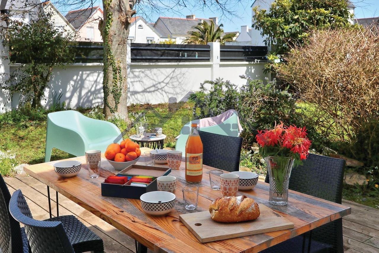 Localise - M33B - Kerbraz, Maison En Duplex Avec Jardin Clos Au Guilvinec - Tout A Pied, Plages, Port, Centre, Commerces, Marche - Wif Inclus - Linge De Lit Inclus Villa Esterno foto