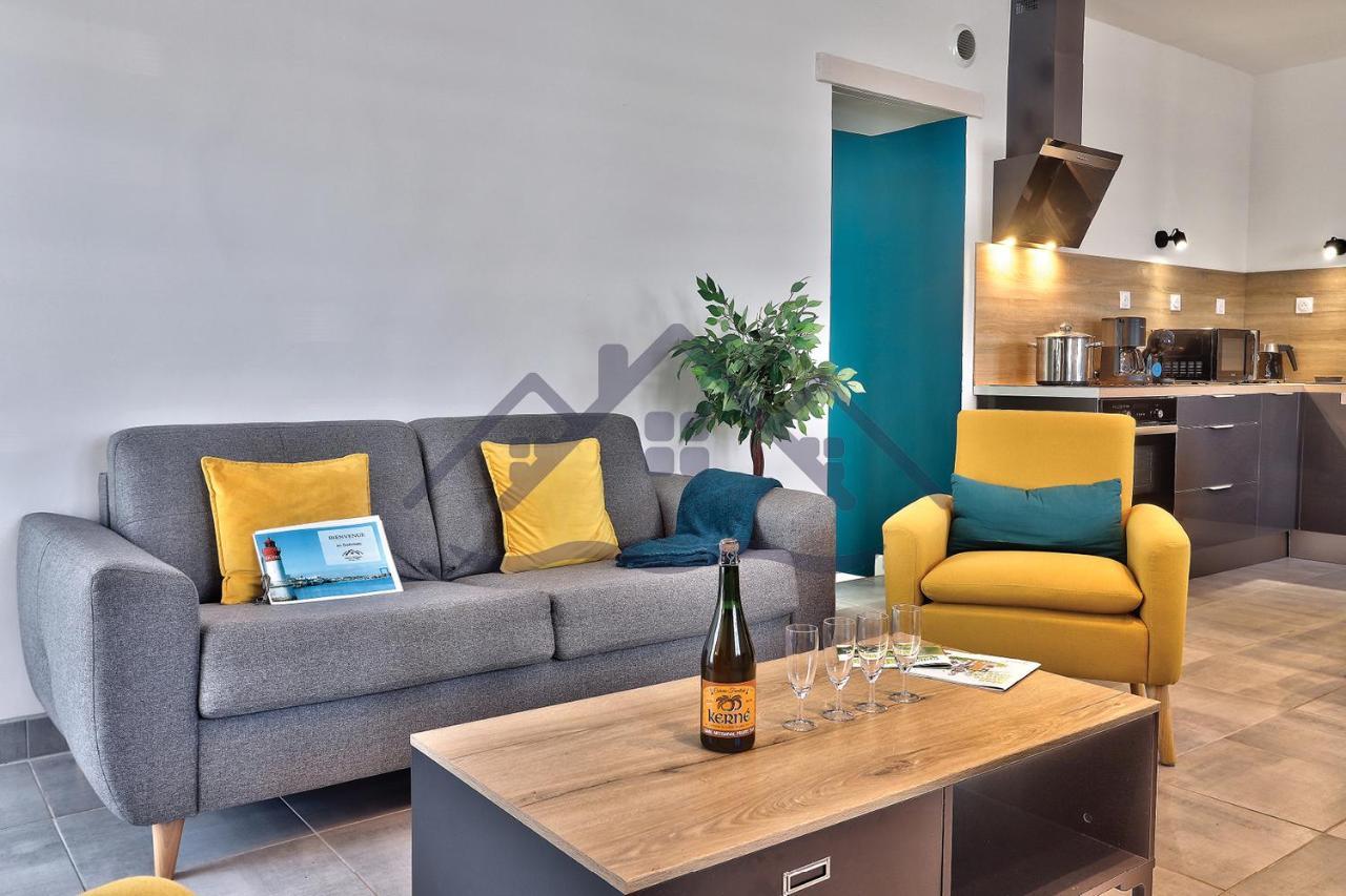 Localise - M33B - Kerbraz, Maison En Duplex Avec Jardin Clos Au Guilvinec - Tout A Pied, Plages, Port, Centre, Commerces, Marche - Wif Inclus - Linge De Lit Inclus Villa Esterno foto