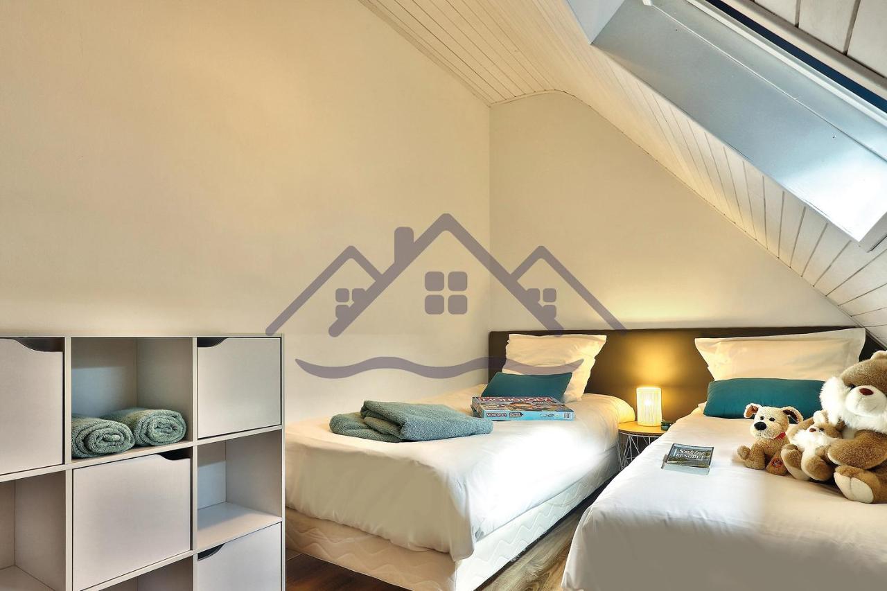 Localise - M33B - Kerbraz, Maison En Duplex Avec Jardin Clos Au Guilvinec - Tout A Pied, Plages, Port, Centre, Commerces, Marche - Wif Inclus - Linge De Lit Inclus Villa Esterno foto